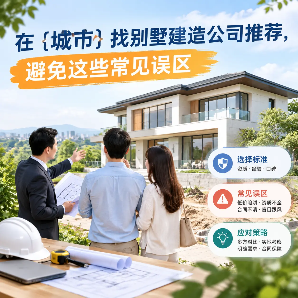 在 江口 找别墅建造公司推荐，避免这些常见误区