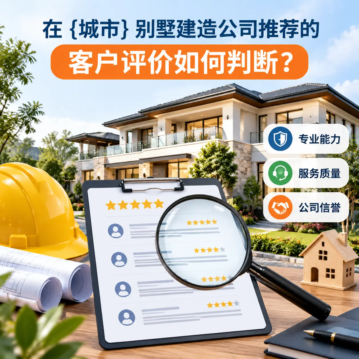 在 江口 别墅建造公司推荐的客户评价如何判断？