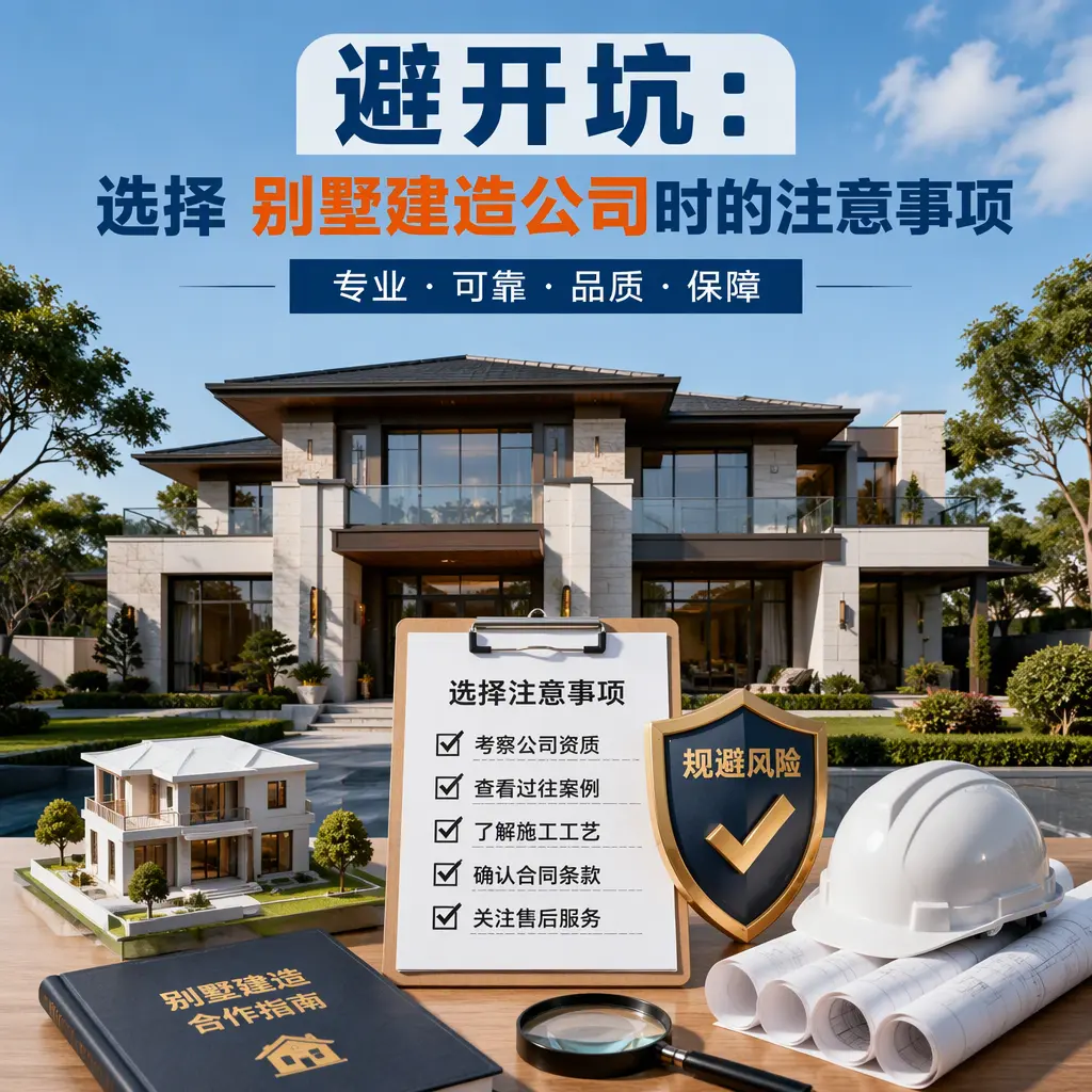 避开坑：选择 江口 别墅建造公司时的注意事项