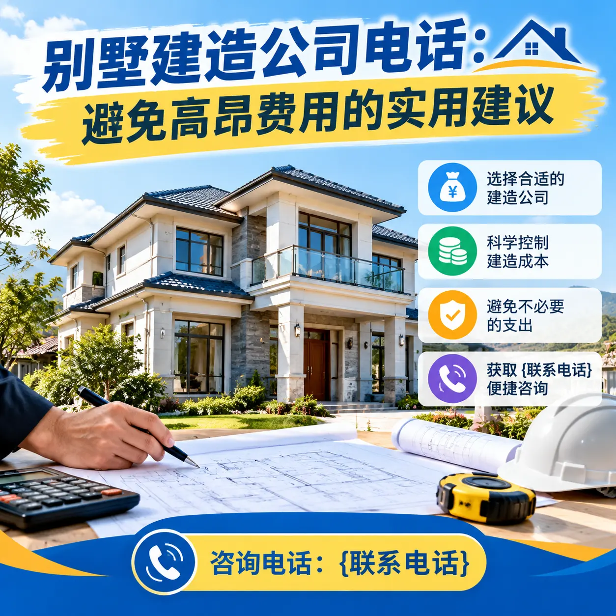 江口别墅建造公司电话:避免高昂费用的实用建议