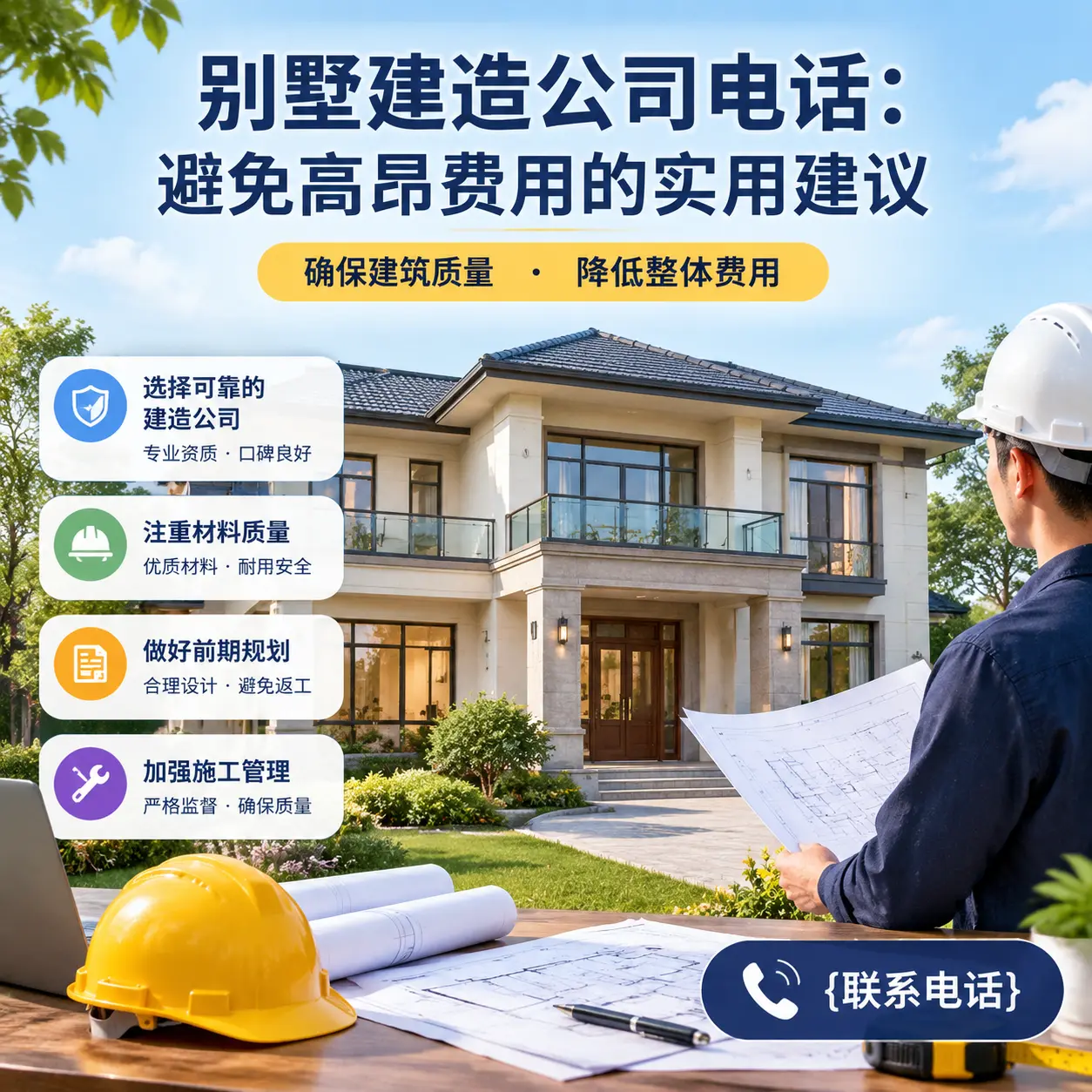 江口别墅建造公司电话:避免高昂费用的实用建议