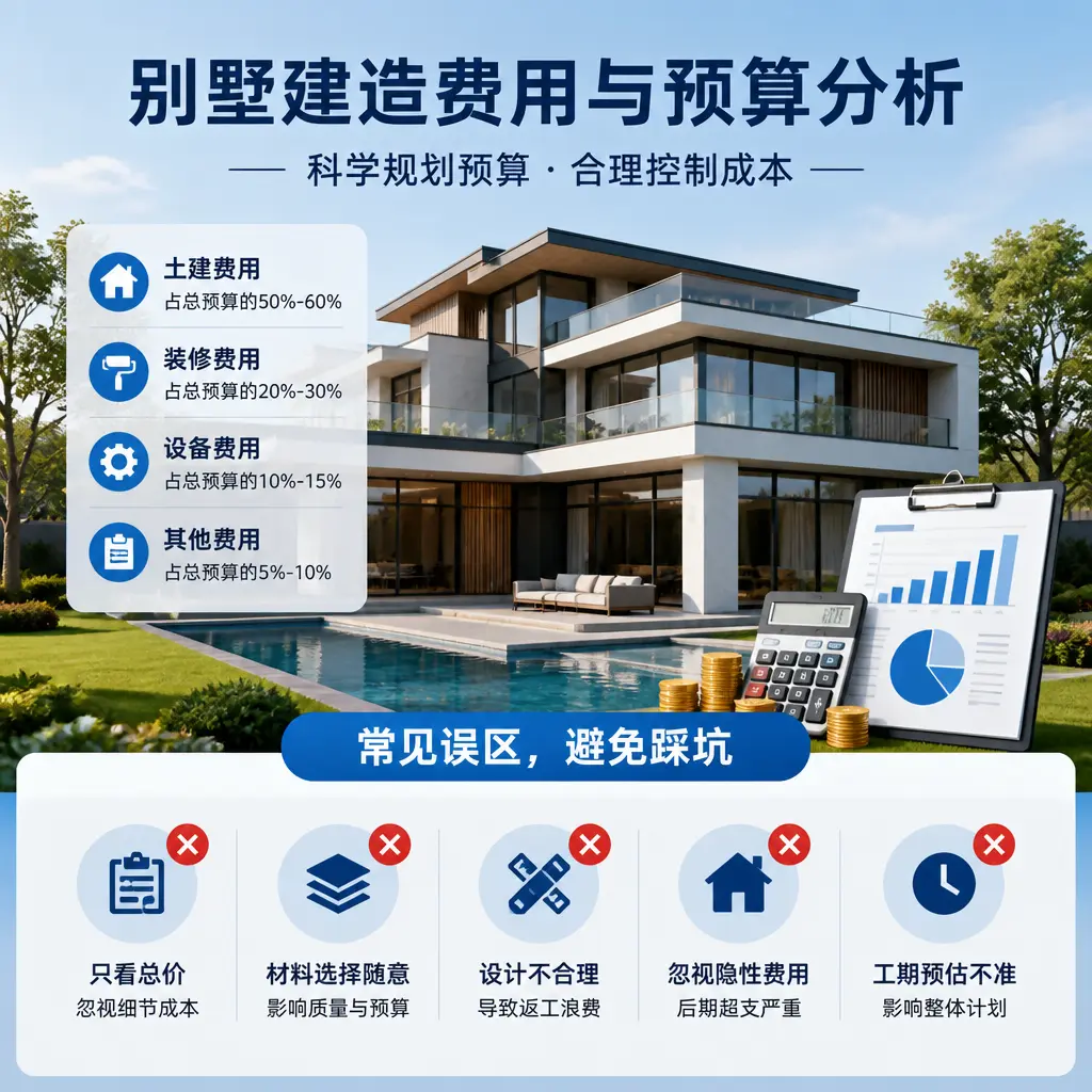 别墅建造公司推荐： 江口 建造别墅的费用与预算分析