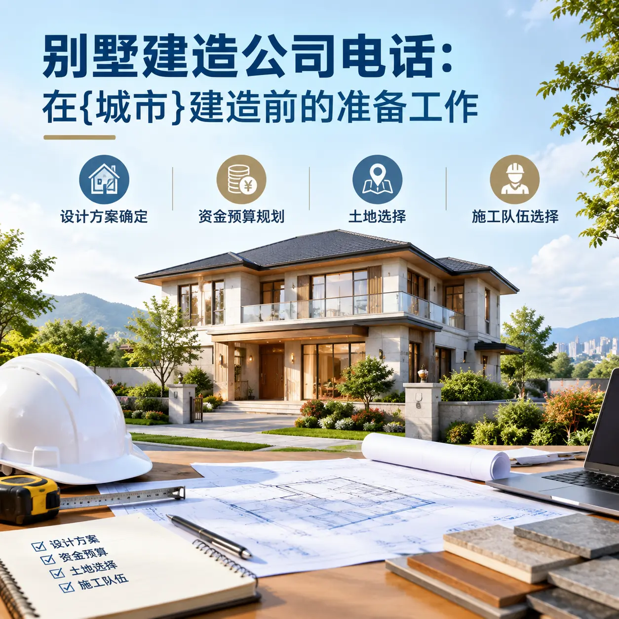 别墅建造公司电话：在江口建造前的准备工作