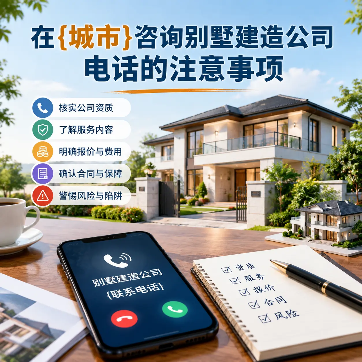 在江口咨询别墅建造公司电话的注意事项