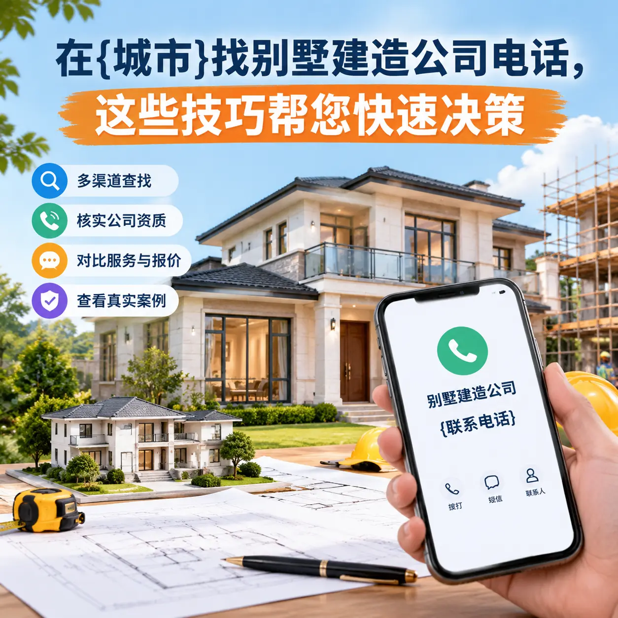 在江口找别墅建造公司电话，这些技巧帮您快速决策