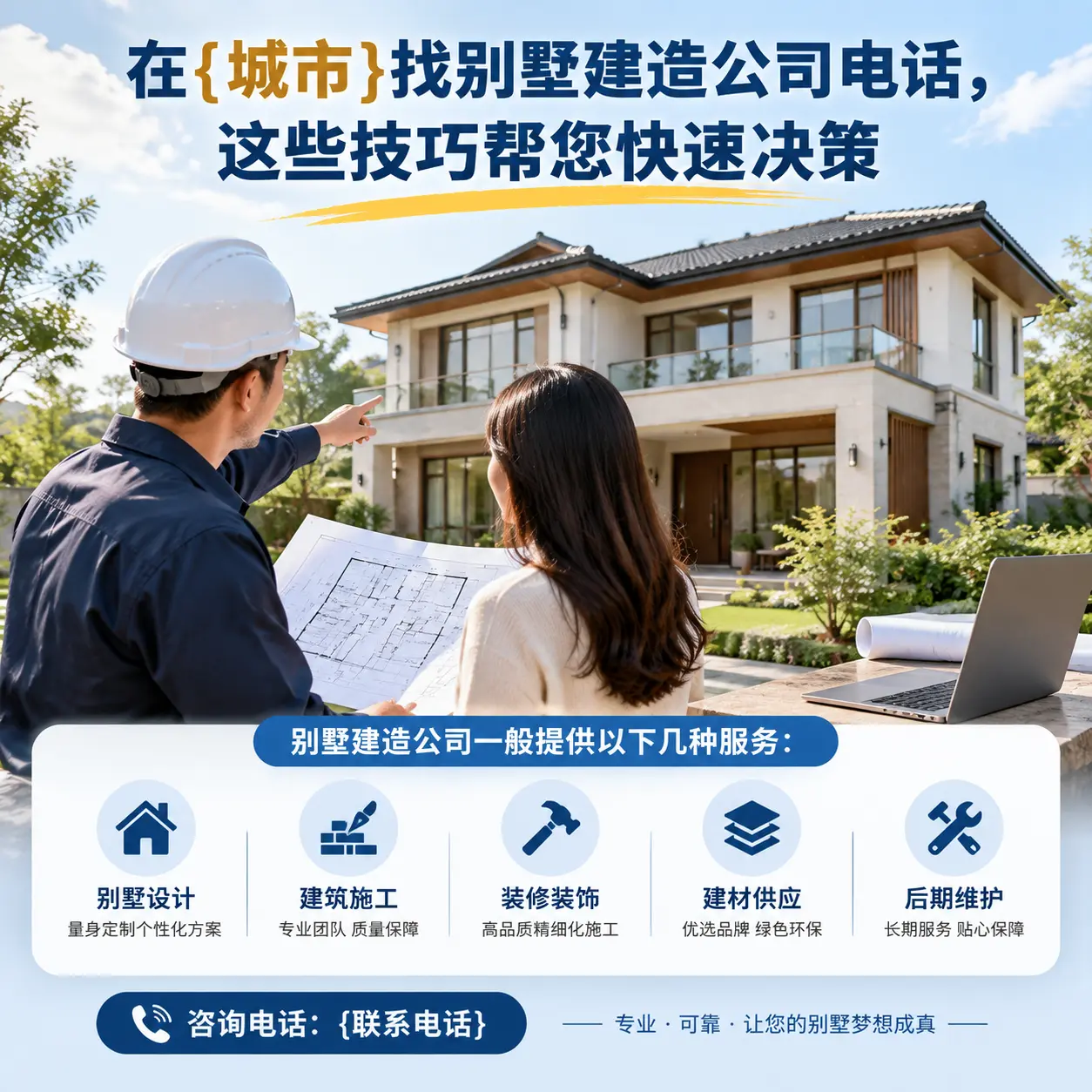在江口找别墅建造公司电话，这些技巧帮您快速决策